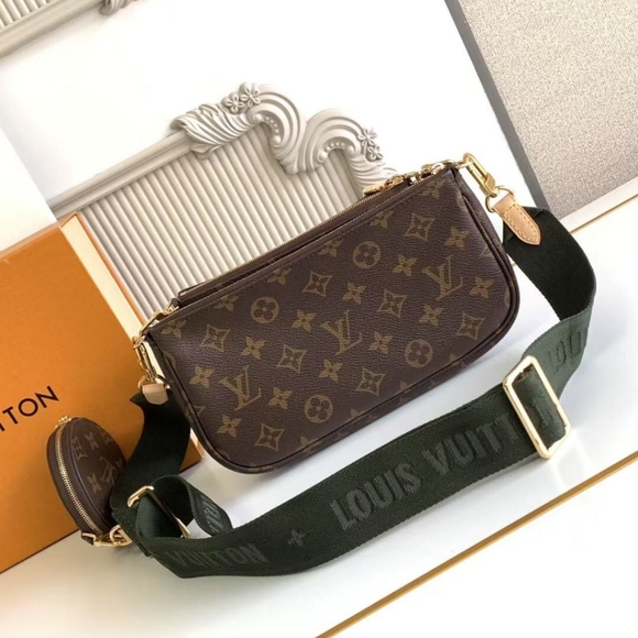 Louis Vuitton Multi Pochette Accessoires  Khaki Strap - Picture 7 of 9